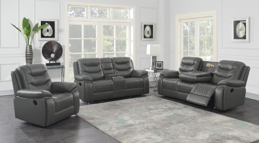 Flamenco Motion Loveseat-Loveseats-Jennifer Furniture