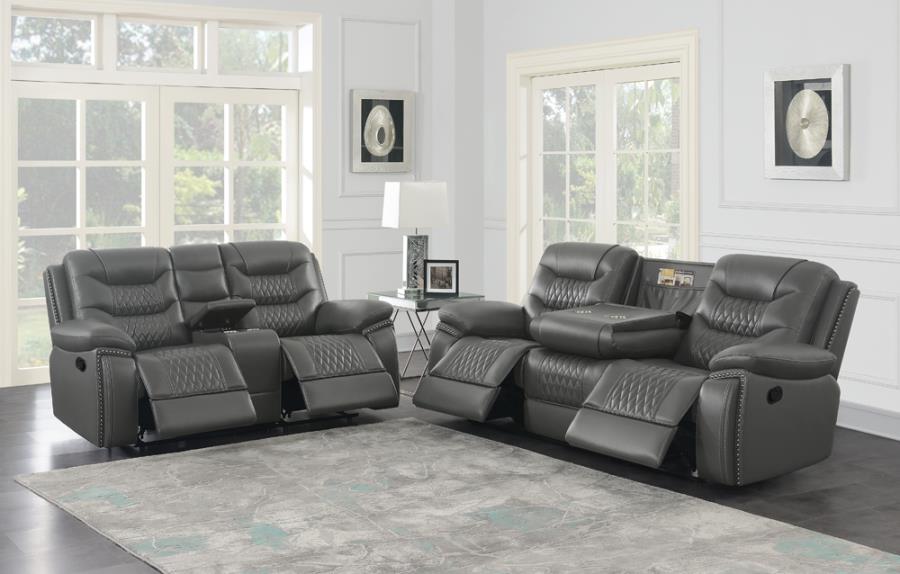 Flamenco Motion Loveseat-Loveseats-Jennifer Furniture