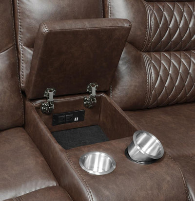 Flamenco Motion Loveseat-Loveseats-Jennifer Furniture