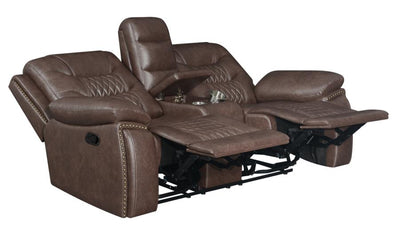 Flamenco Motion Loveseat-Loveseats-Jennifer Furniture
