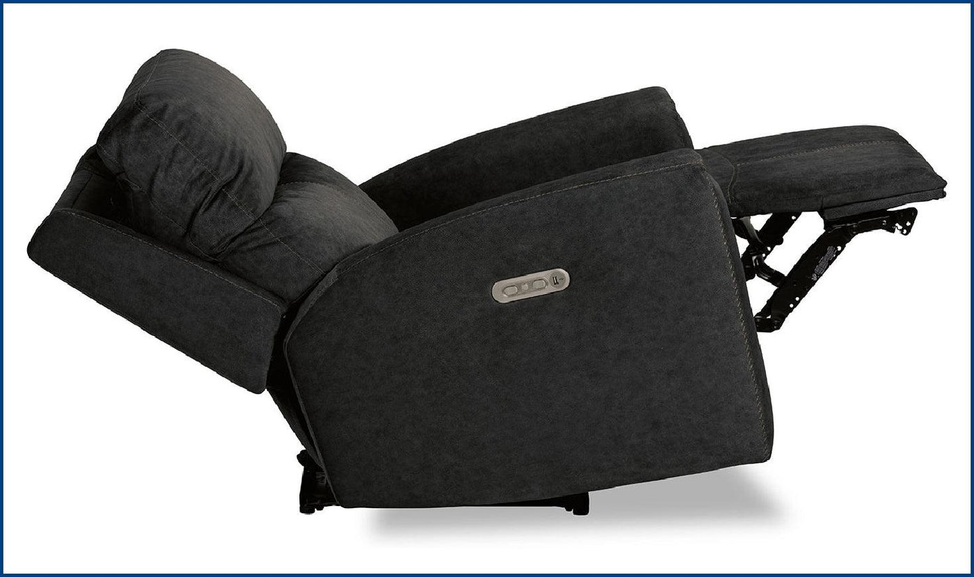 Flexsteel Jarvis Power Recliner with Power Headrest-Recliner Chairs-Jennifer Furniture