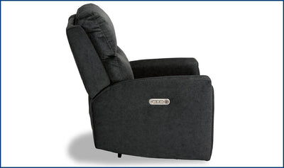Flexsteel Jarvis Power Recliner with Power Headrest-Recliner Chairs-Jennifer Furniture