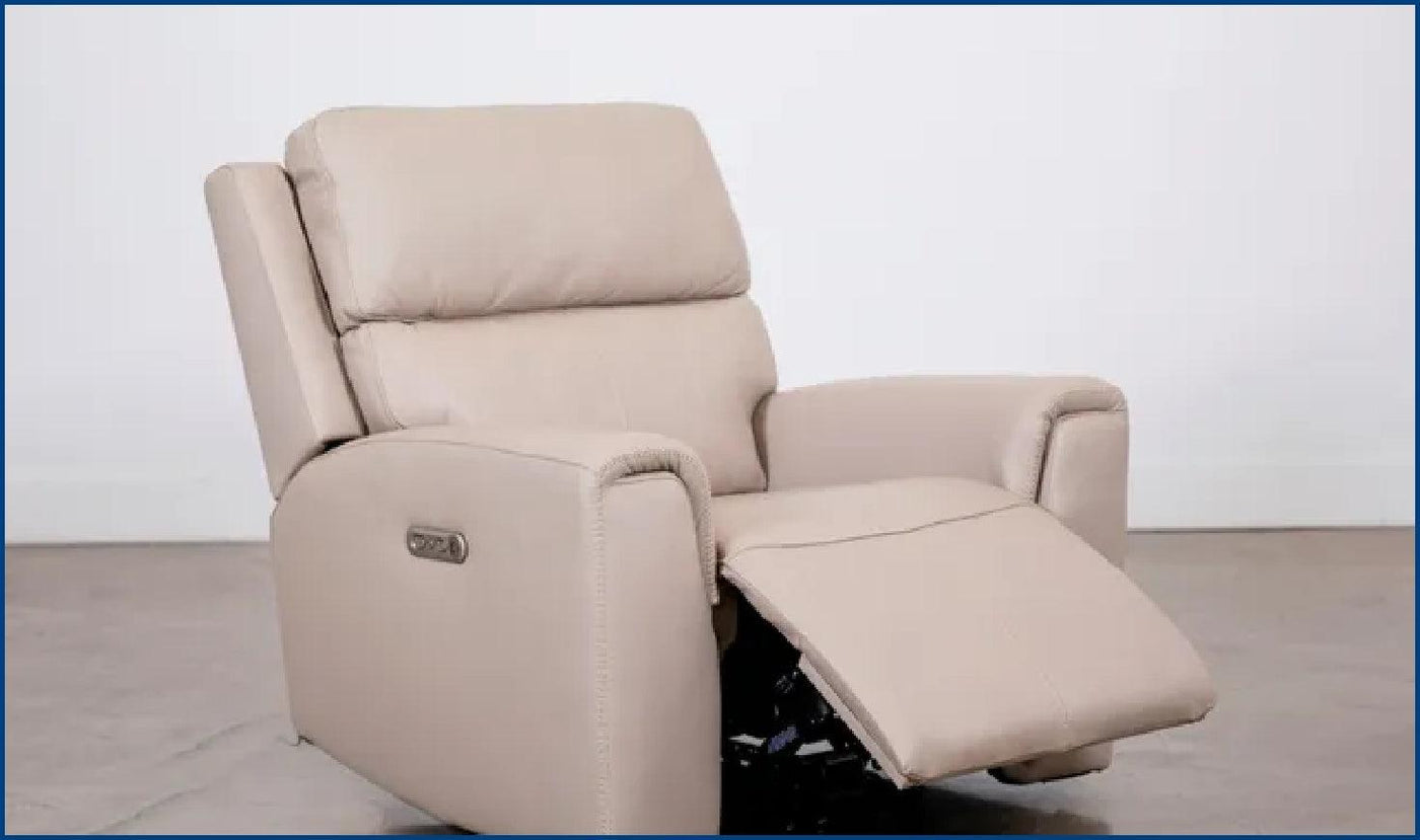 Flexsteel Jarvis Power Recliner with Power Headrest-Recliner Chairs-Jennifer Furniture