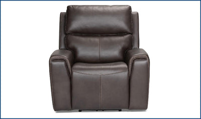 Flexsteel Jarvis Power Recliner with Power Headrest-Recliner Chairs-Jennifer Furniture
