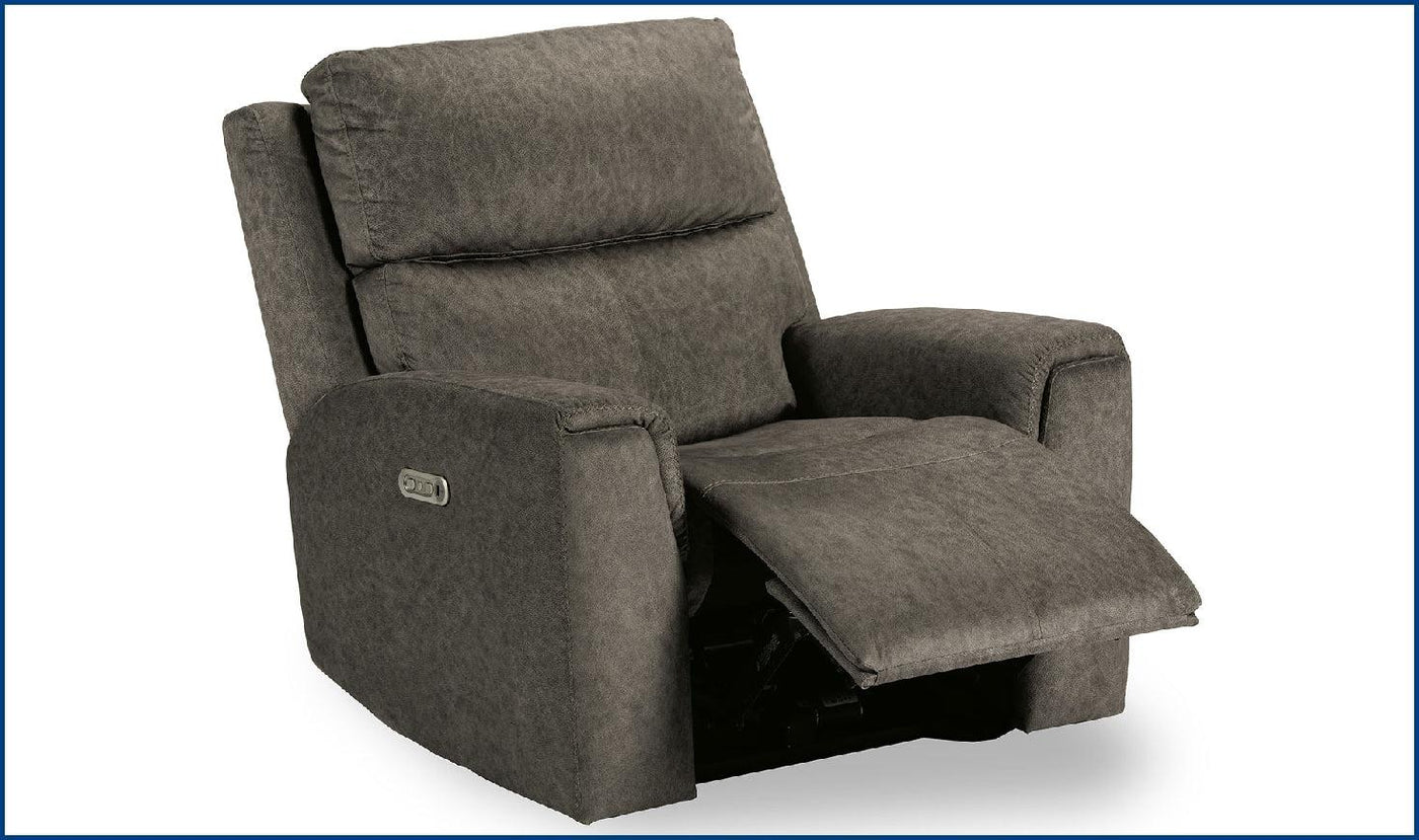 Flexsteel Jarvis Power Recliner with Power Headrest-Recliner Chairs-Jennifer Furniture