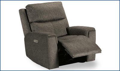 Flexsteel Jarvis Power Recliner with Power Headrest-Recliner Chairs-Jennifer Furniture