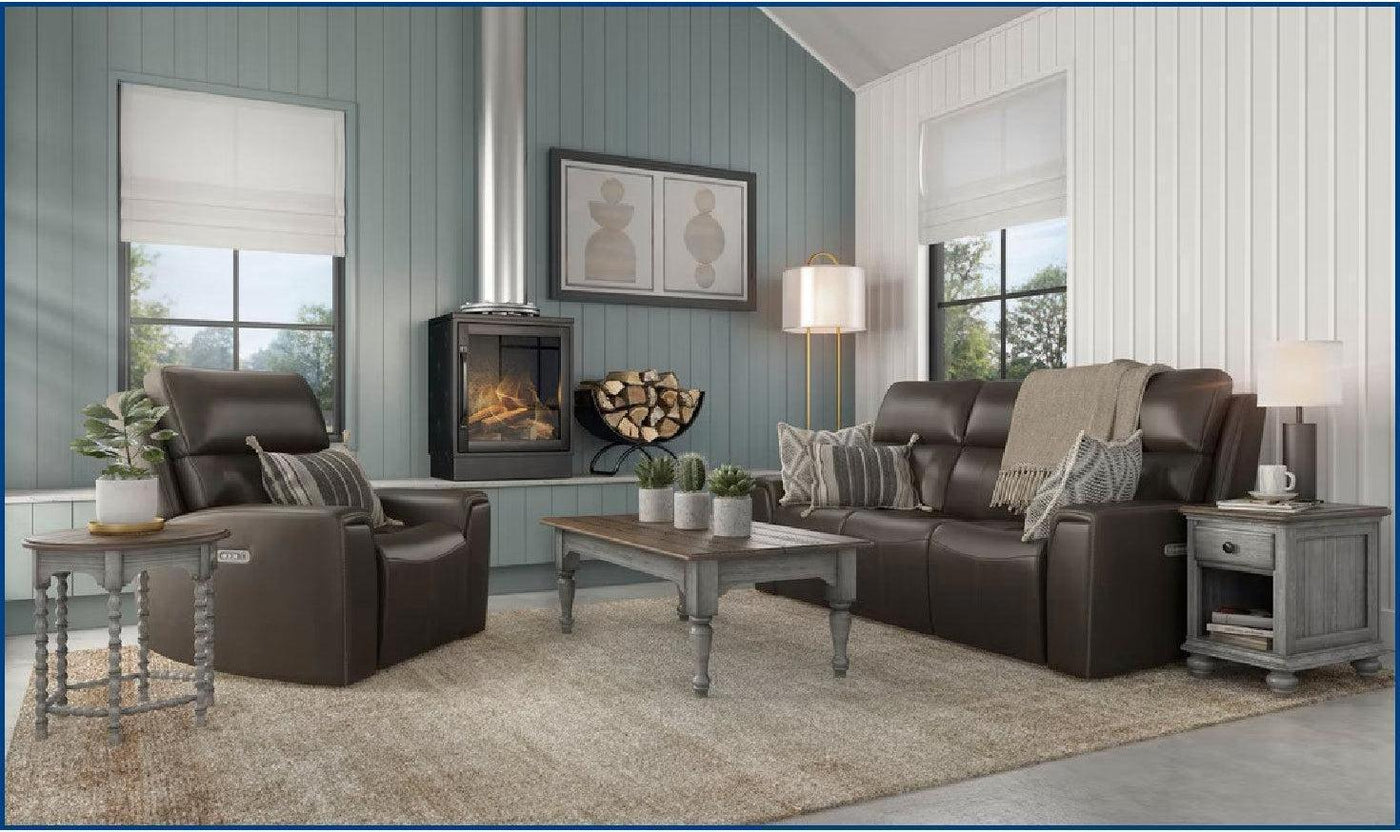 Flexsteel Jarvis Power Recliner with Power Headrest-Recliner Chairs-Jennifer Furniture