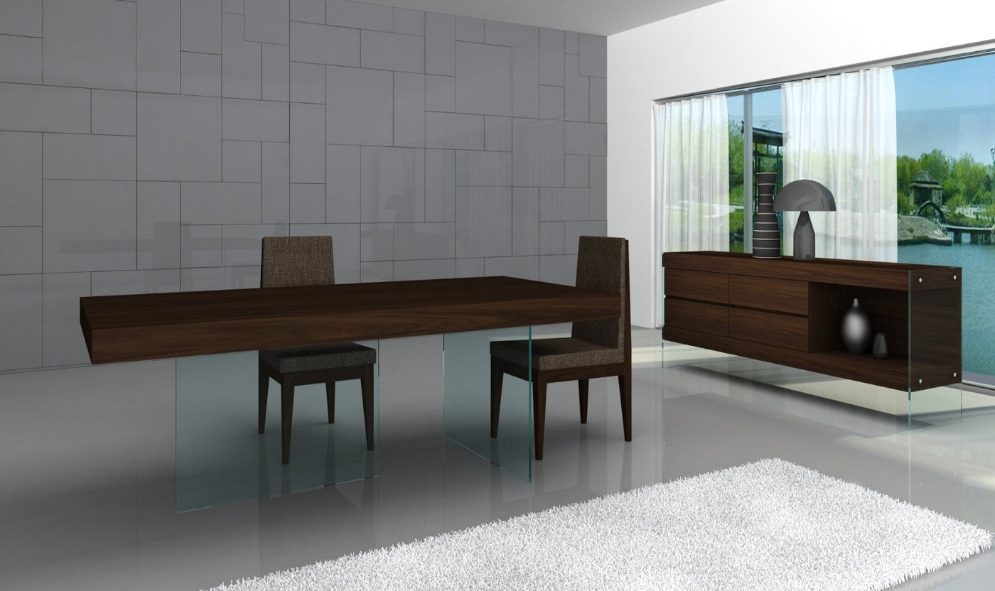 Float Modern Dining Table-Dining Tables-Jennifer Furniture
