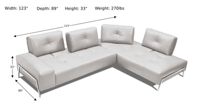 Flou Sectional Sofa-Sectional Sofas-Jennifer Furniture