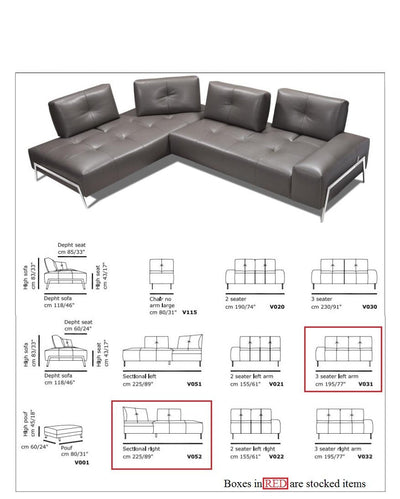 Flou Sectional Sofa-Sectional Sofas-Jennifer Furniture