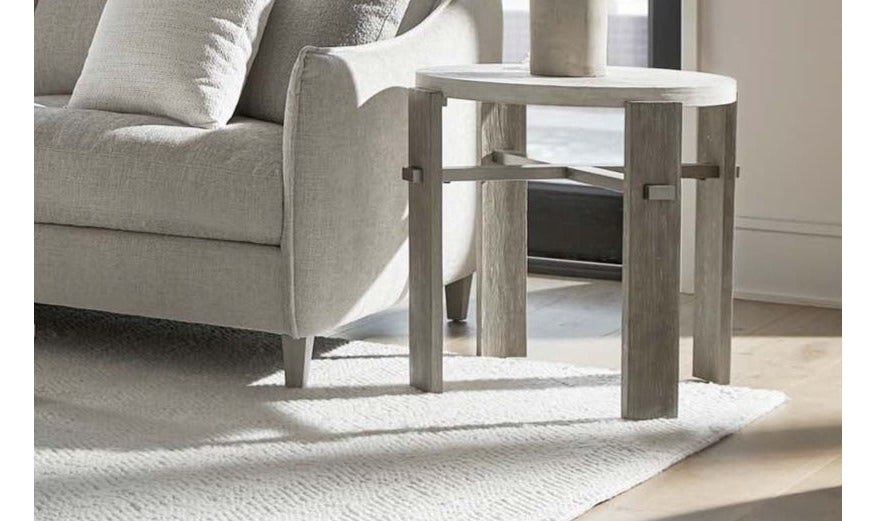 Foundations Round Side Table-End Tables-Jennifer Furniture