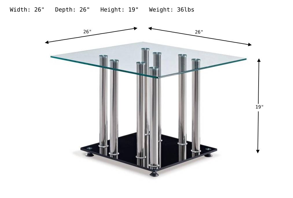 Gaho End Table-End Tables-Jennifer Furniture