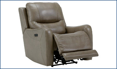 Galahad Zero Wall Recliner w/PWR HDRST - Sandstone-Recliner Chairs-Jennifer Furniture
