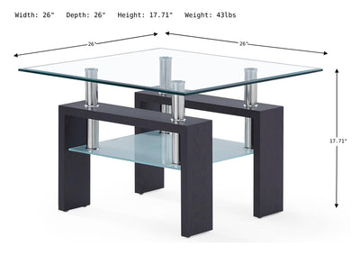 Galen End Table-End Tables-Jennifer Furniture