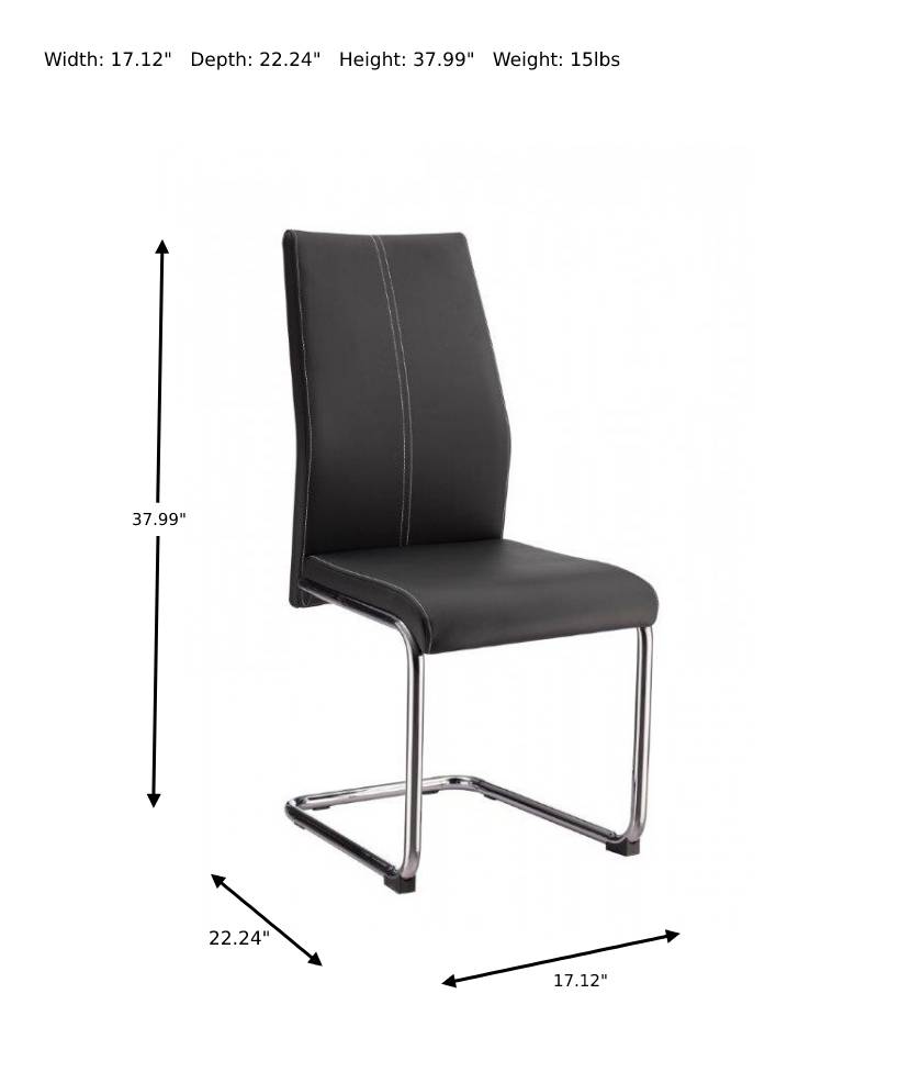 Galip Dining Chair-Dining Side Chairs-Jennifer Furniture