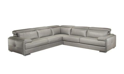 Gary Italian Leather Sectional Sofa-Sectional Sofas-Jennifer Furniture