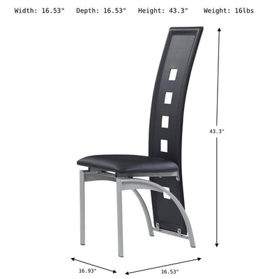 Gennadiya Dining Chair-Dining Side Chairs-Jennifer Furniture