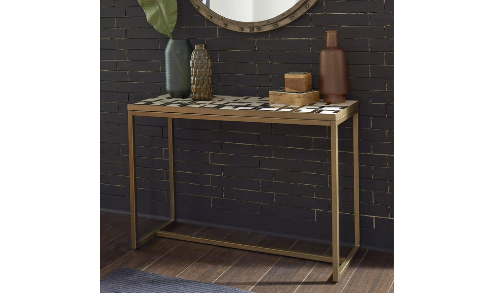 Geometric Ii Console Table by homestyles-Console Tables-Jennifer Furniture