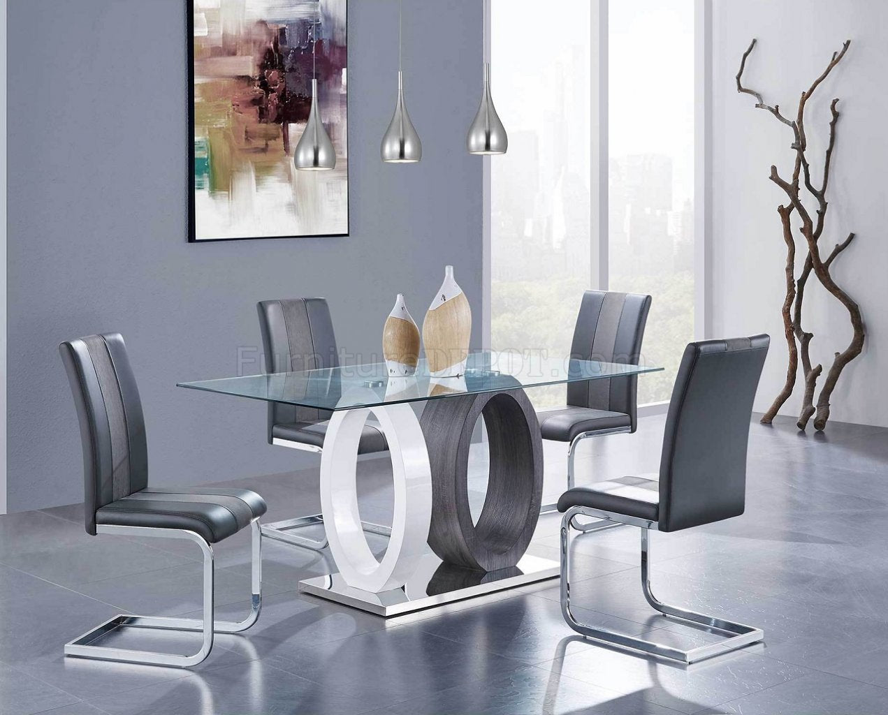 Gergo Dining Table-Dining Tables-Jennifer Furniture