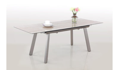 Glass & Ceramic Dining Table-Dining Tables-Jennifer Furniture