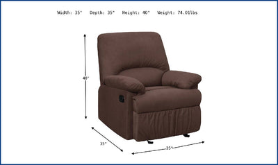 Globo Glider Recliner-Recliner Chairs-Jennifer Furniture