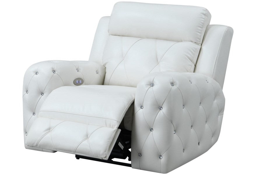 Gracie Power Reclining Chair-Recliner Chairs-Jennifer Furniture