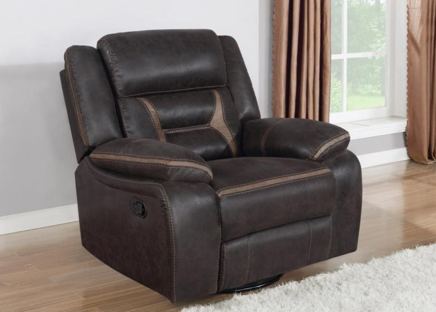 Greer Swivel Recliner-Sofa Chairs-Jennifer Furniture