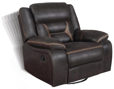 Greer Swivel Recliner-Sofa Chairs-Jennifer Furniture
