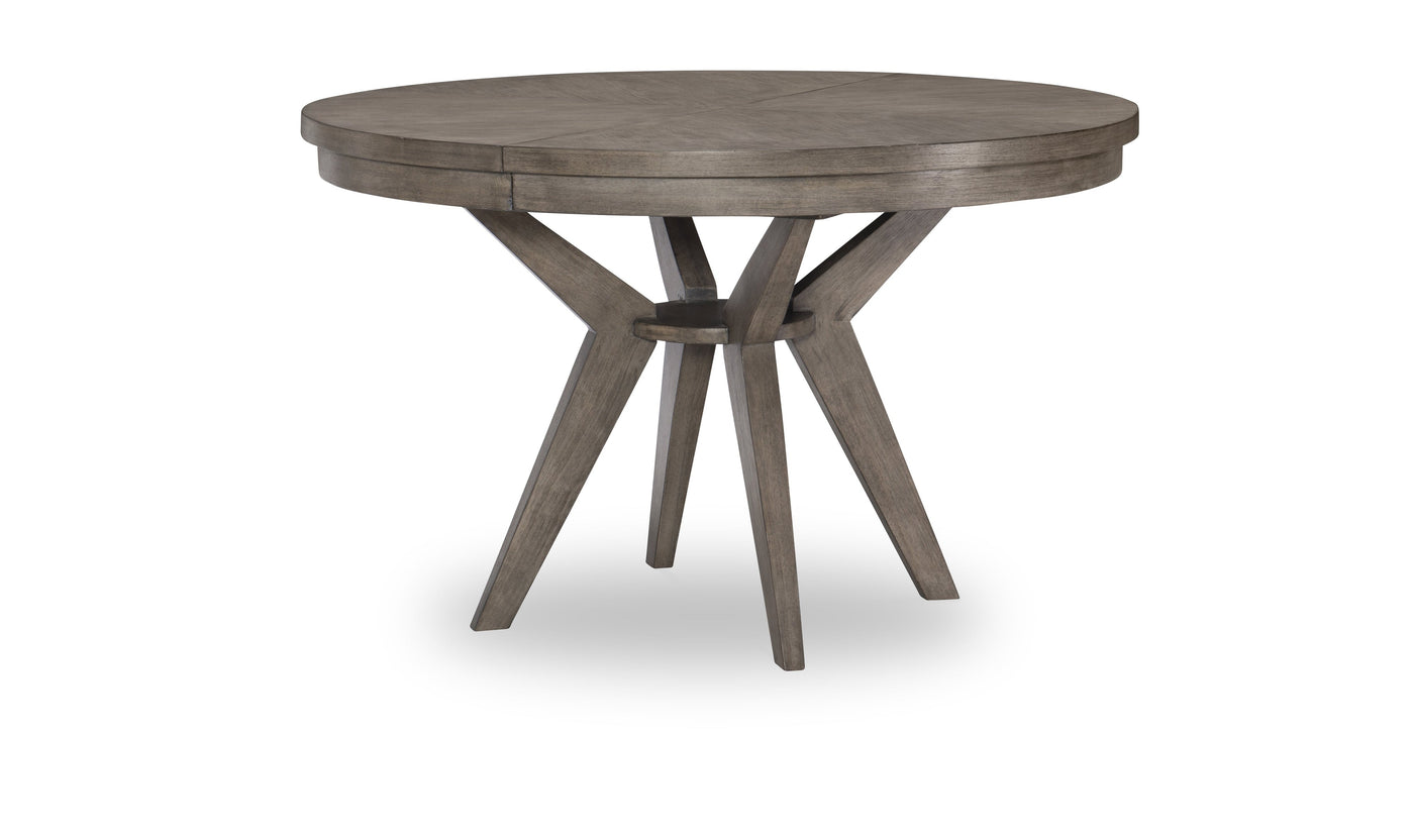 Greystone Round to Oval Pedestal Table-Dining Tables-Jennifer Furniture