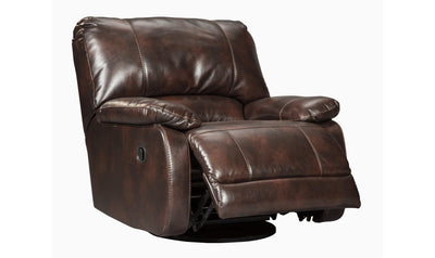 Hallettsville Swivel Glider Recliner-Recliner Chairs-Jennifer Furniture