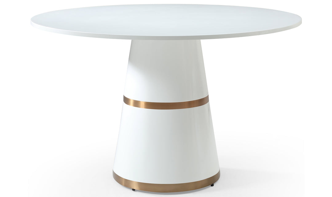 Meridian Furniture Hans Dining Table - White Meridian Furniture Hans Dining Table - White