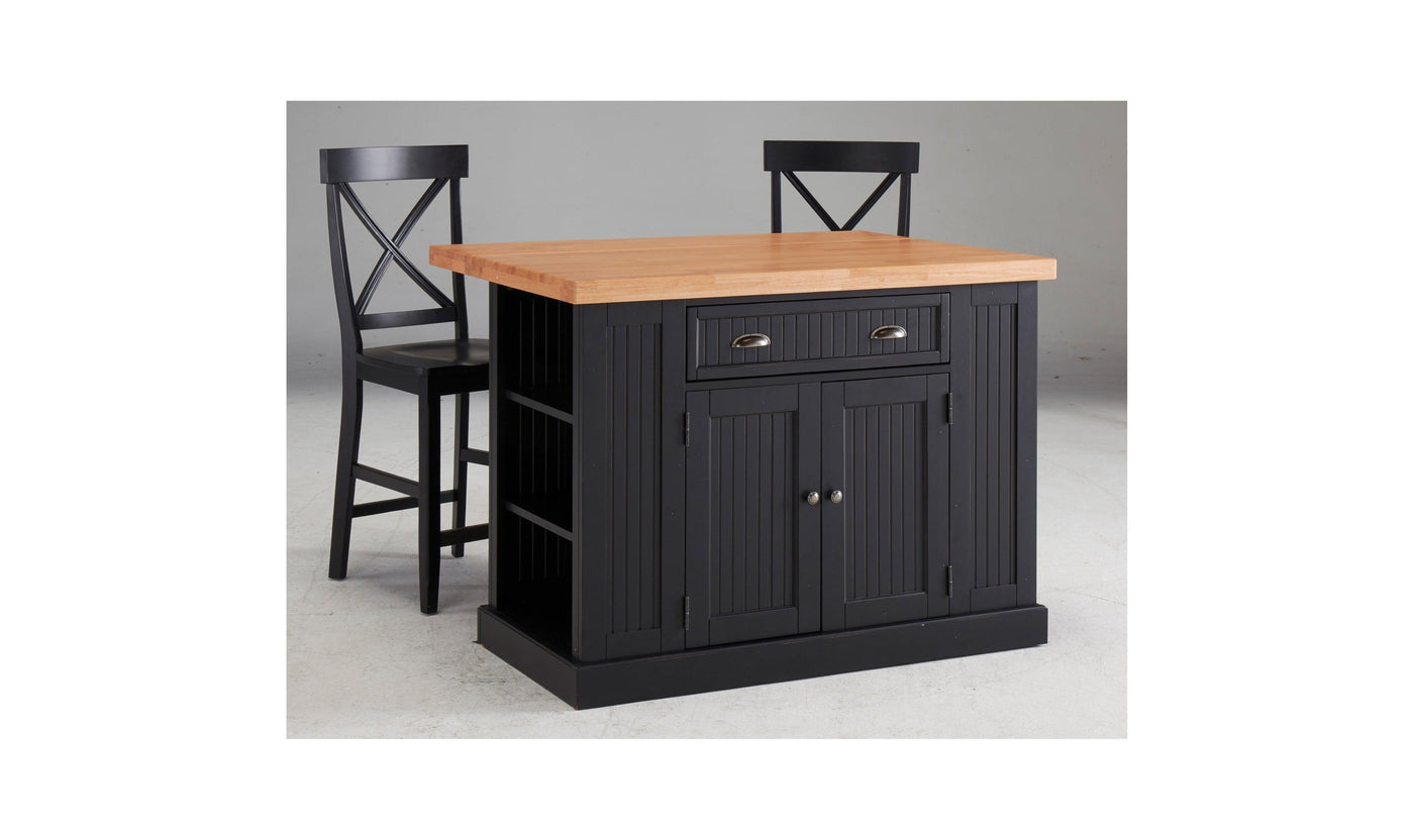 Hartford 3 Piece Kitchen Island Set 7 by homestyles-Cabinets-Jennifer Furniture