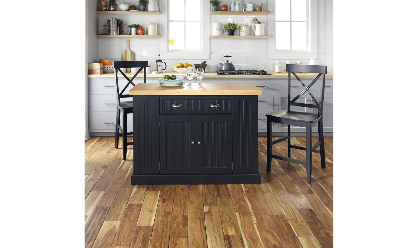 Hartford 3 Piece Kitchen Island Set 7 by homestyles-Cabinets-Jennifer Furniture