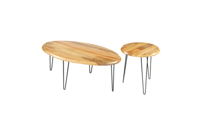 Helena Oval Cocktail Table-Coffee Tables-Jennifer Furniture