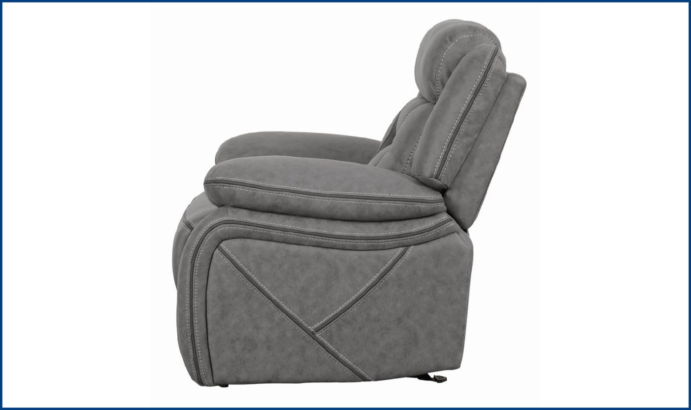 Higgins Glider Recliner-Recliner Chairs-Jennifer Furniture