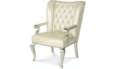 Hollywood Swank Desk Chair 1pc/box Creamy Pearl-Desk Chairs-Jennifer Furniture