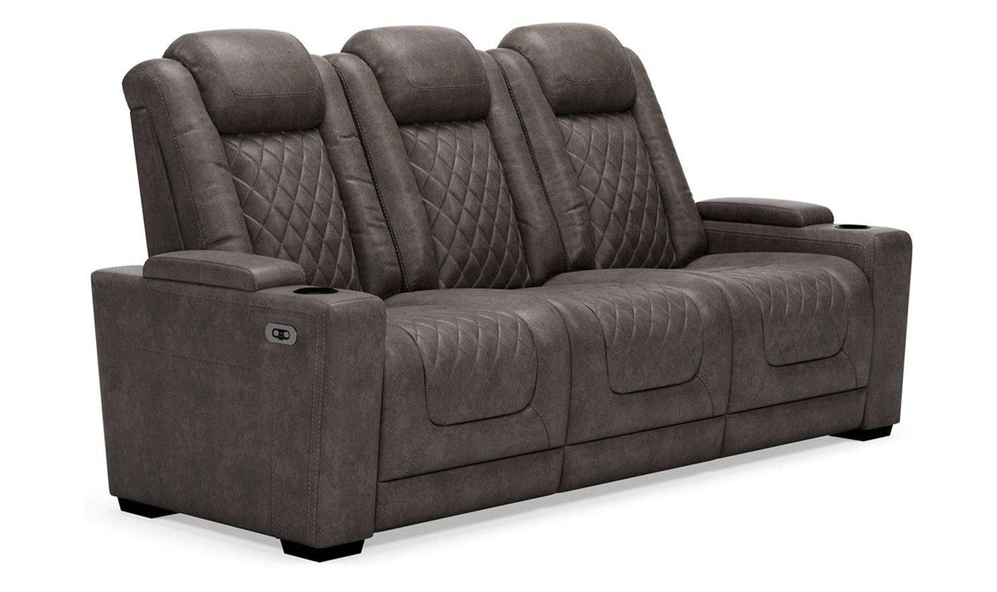 HyllMont Power Reclining Sofa-Sofas-Jennifer Furniture