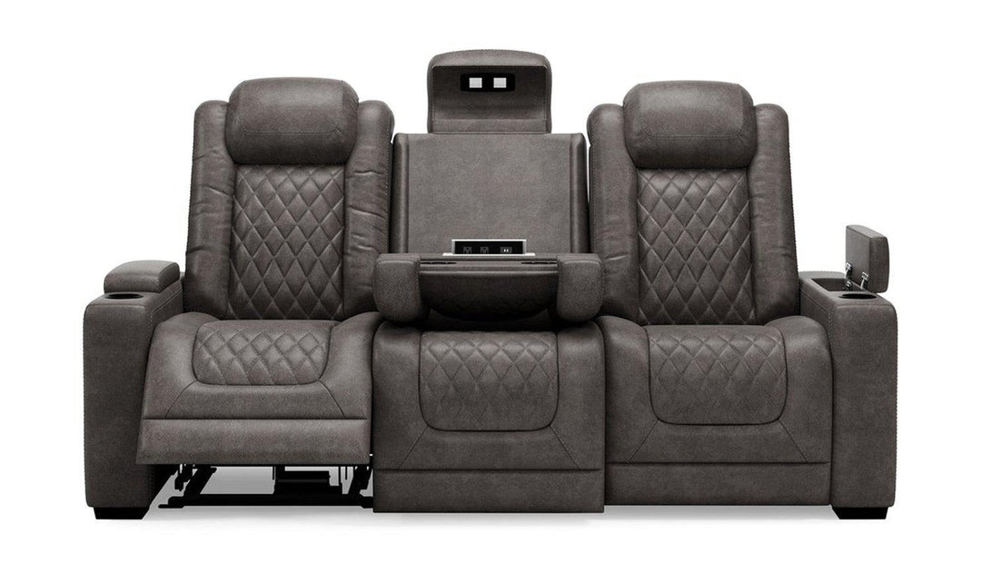 HyllMont Power Reclining Sofa-Sofas-Jennifer Furniture