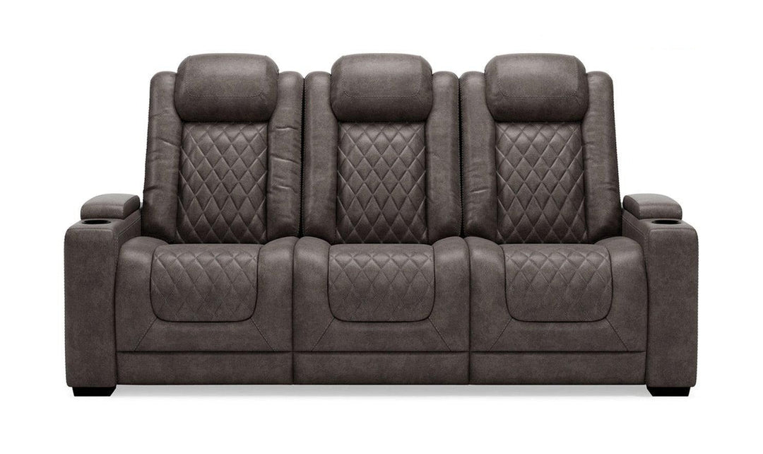 HyllMont Power Reclining Sofa-Sofas-Jennifer Furniture