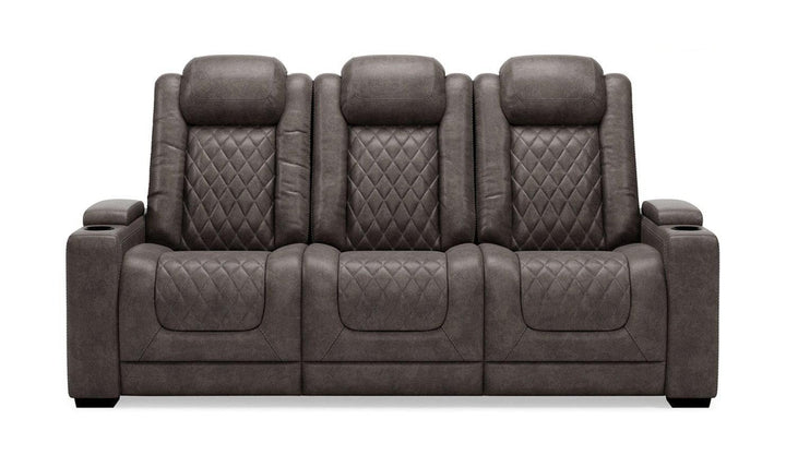 HyllMont Power Reclining Sofa-Sofas-Jennifer Furniture