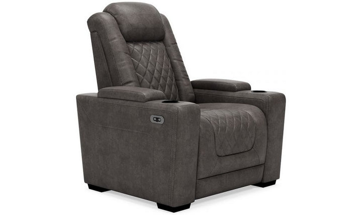 Modern Heritage HyllMont Gray Leather Tufted Living Room Set