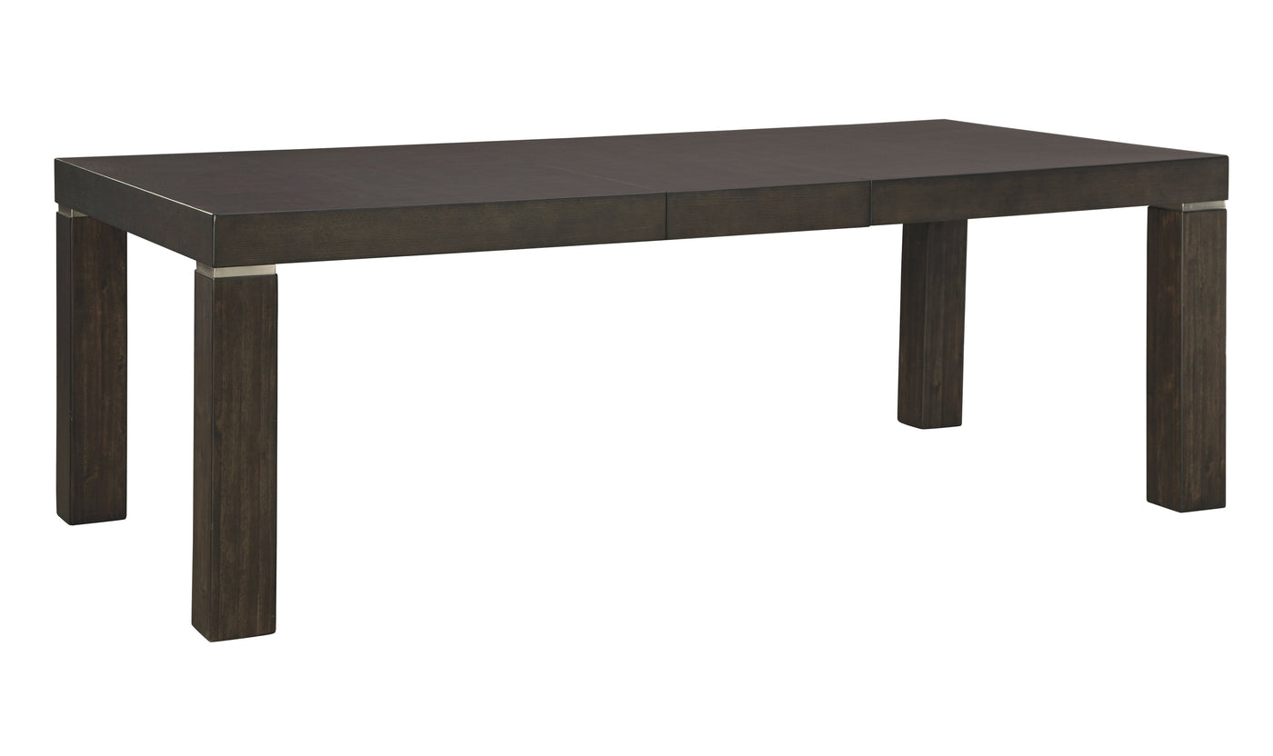 Hyndell Extendable Rectangular Dining Room Table-Dining Tables-Jennifer Furniture