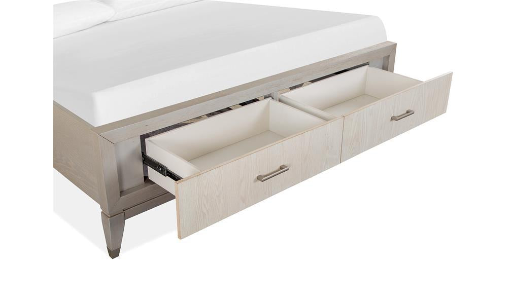 Illustration King Panel Storage Bed-Beds-Jennifer Furniture