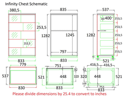 Infinity Premium Chest-Storage Chests-Jennifer Furniture