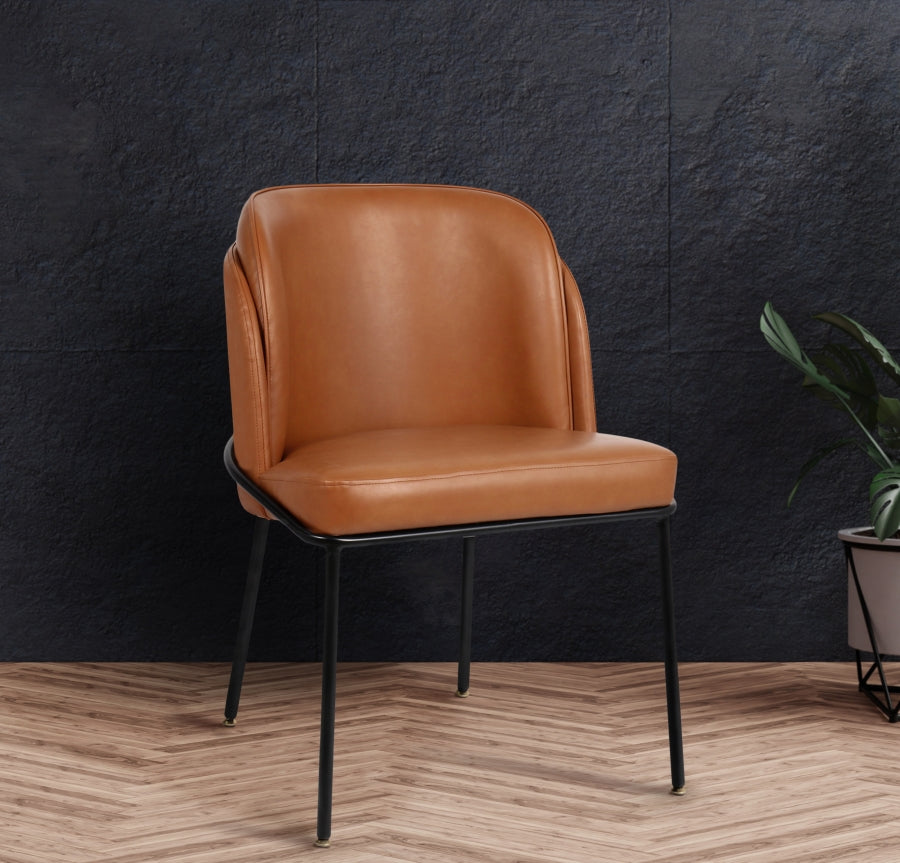 Meridian Furniture Jagger Faux Leather Dining Chair Meridian Furniture Jagger Faux Leather Dining Chair