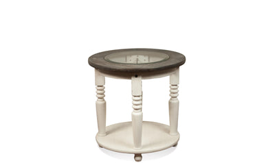 Juniper Round End Table-End Tables-Jennifer Furniture