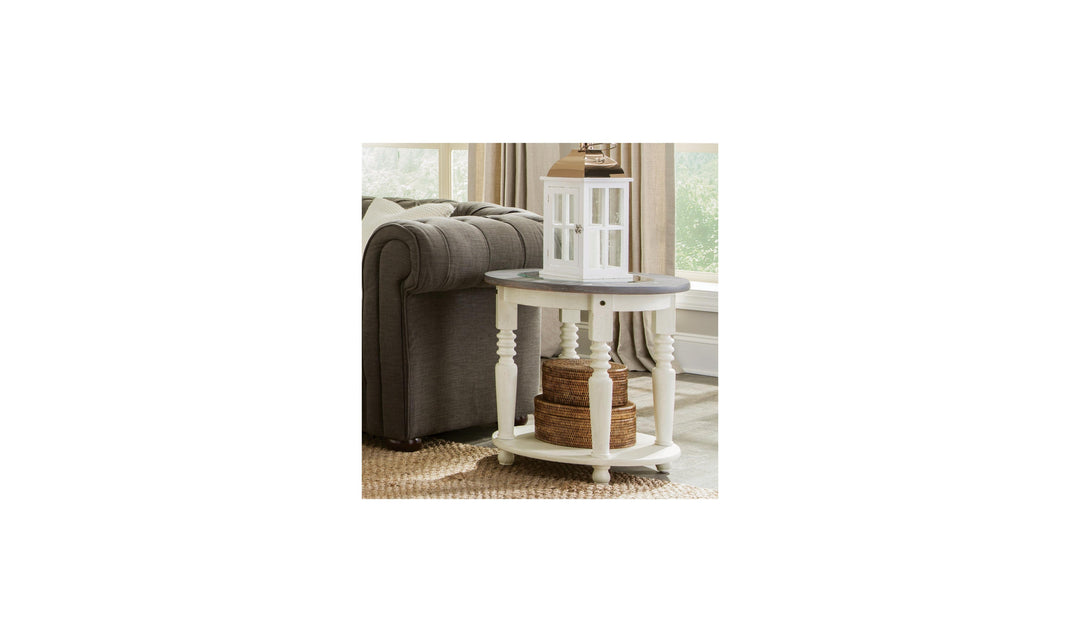 Juniper Round End Table-End Tables-Jennifer Furniture