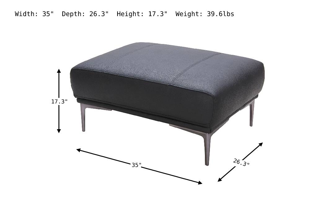 Knight Ottoman-Ottomans-Jennifer Furniture