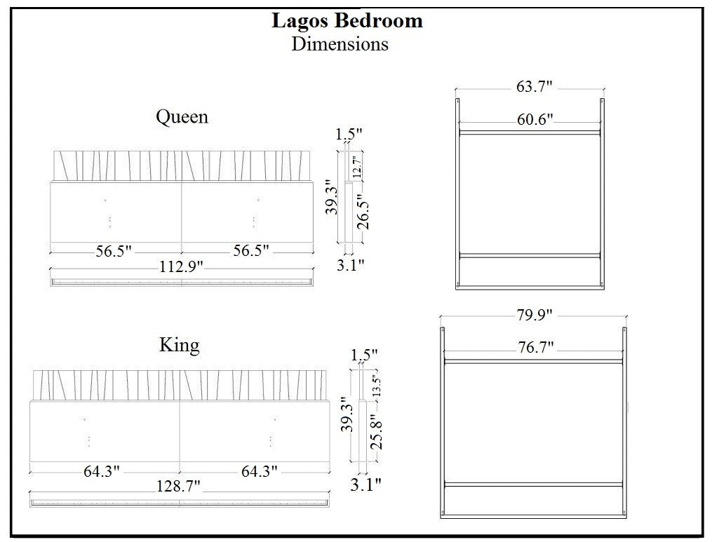 Lagos Bed-Beds-Jennifer Furniture