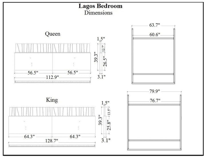 Lagos Bed-Beds-Jennifer Furniture